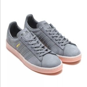 Women’s Adidas Campus in grey, ice pink BY9838
